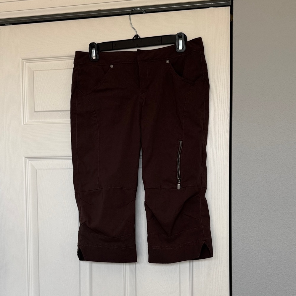 Athleta Dark Brown Cropped Pants